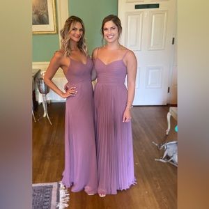 Azazie size 6 amethyst bridesmaid dress